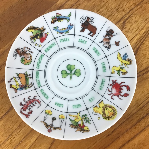 Vtg. Tea Leaf Reading Teacup and Saucer - Picture 4 of 6